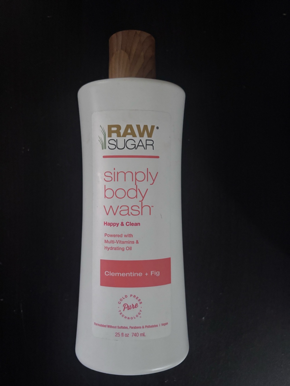 Sugar Raw Simply Body Wash - White with Pink Accents